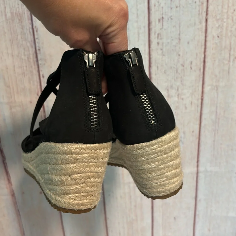 NWOT Eileen Fischer Wanda Tumbled Nubuck Espadrille